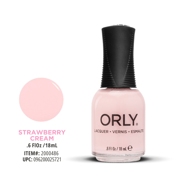 Orly Nail Lacquer Strawberry Cream .6fl oz/18ml #2000486