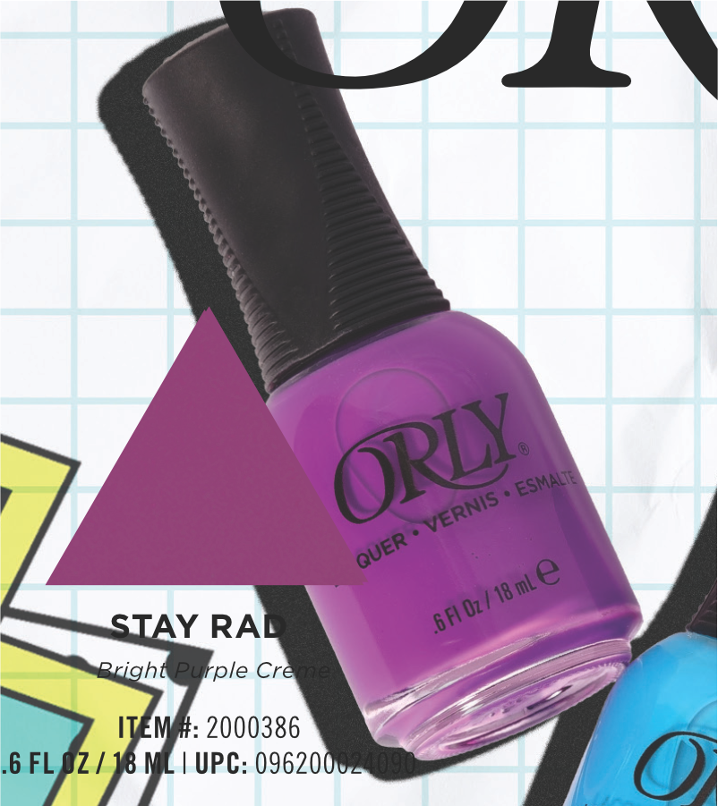 Orly Nail Lacquer Stay Rad .6fl oz/18ml #2000386