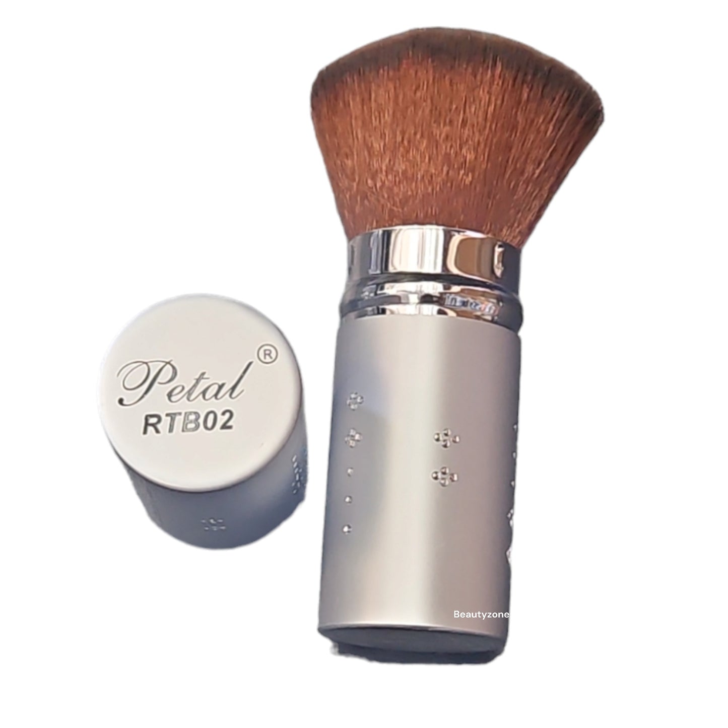 Petal Push Up Mini Duster Brush RTB02S Silver