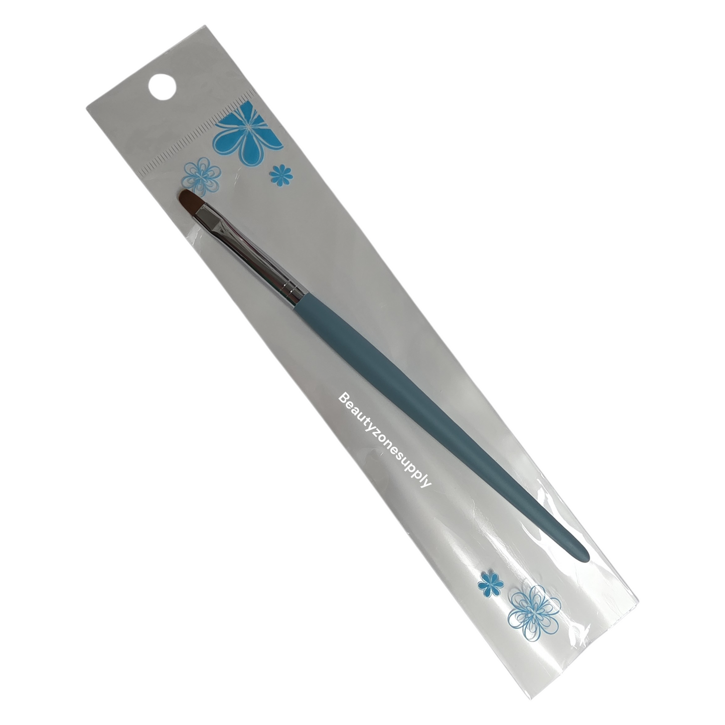 Petal gel brush blue handle size 8