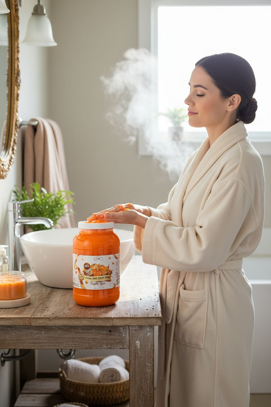 Pumpkin Spice Deluxe Shea Sugar Scrub Gallon