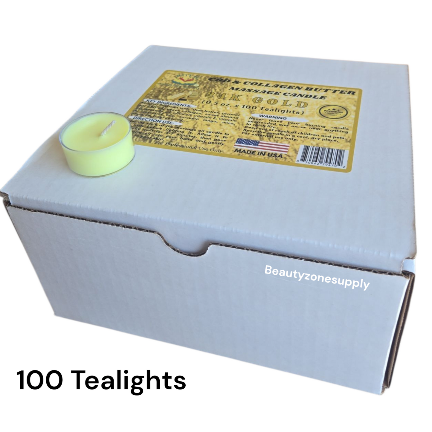 Royal Massage oil Lotion Candle 0.5 oz Case 100 pcs
