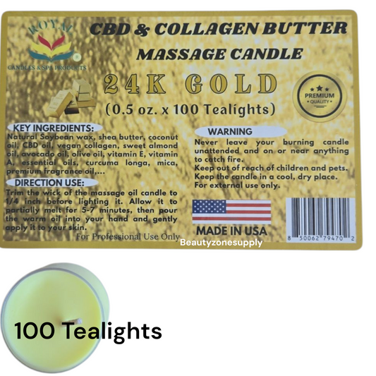 Royal Massage oil Lotion Candle 0.5 oz Case 100 pcs