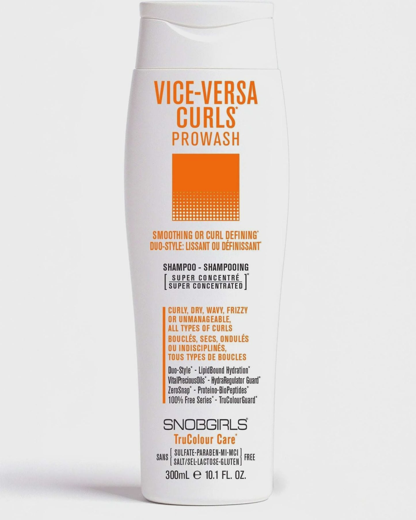 SNOBGIRLS VICE-VERSA CURLS Vegan Hair Shampoo 300 mL 10.1 Fl oz - BeautyzoneNailSupply