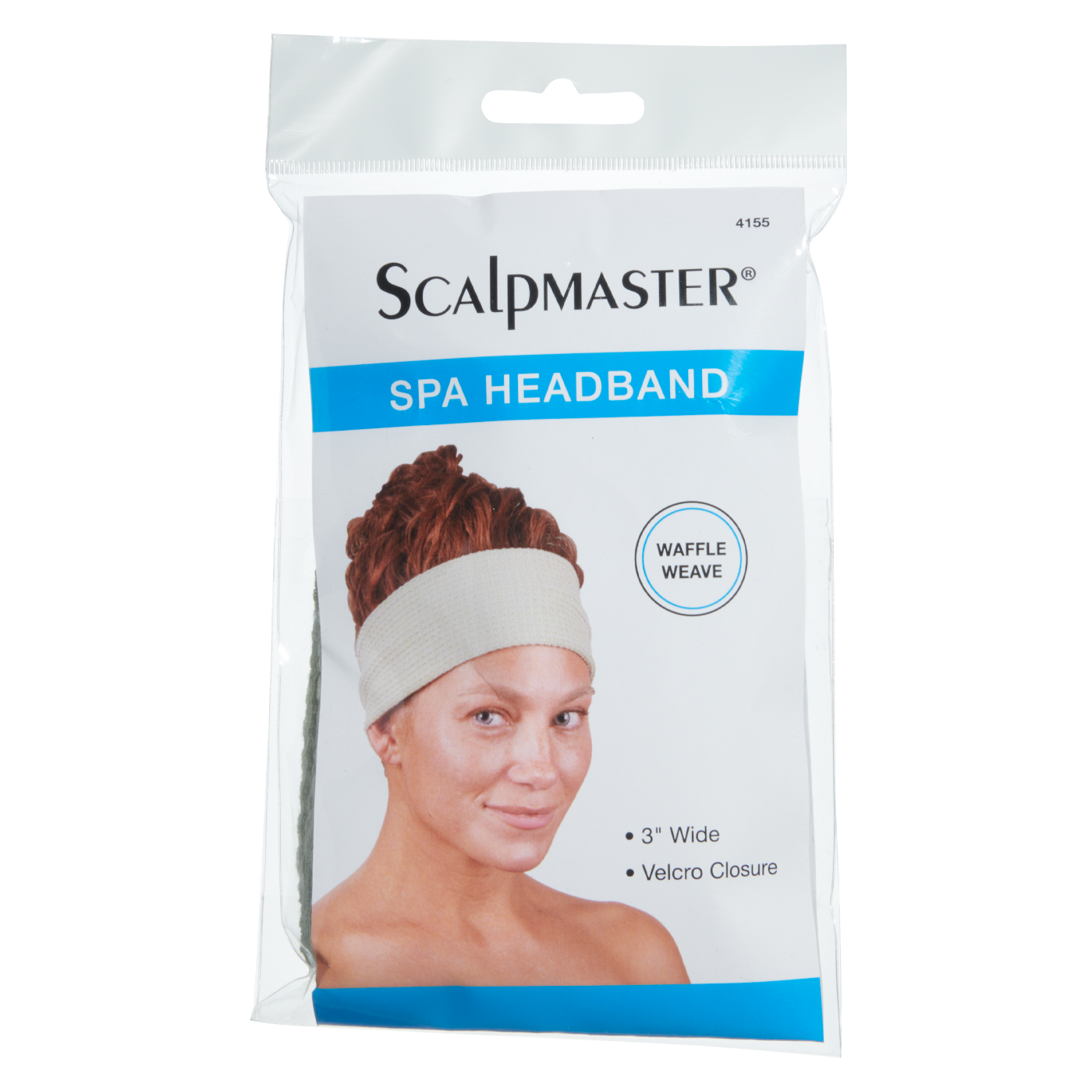 Scalpmaster Waffle Weave Spa Headband - Sage Green #4155