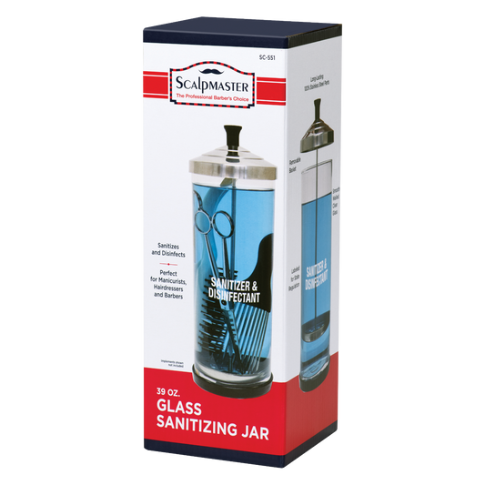 Sanitizing Jar Glass 39 oz #SC-551