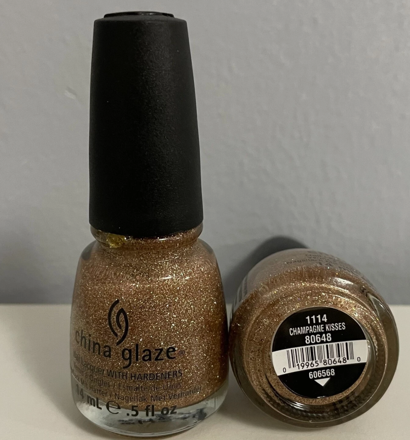 China Glaze Nail Lacquer Champagne Kisses 0.5oz #1114