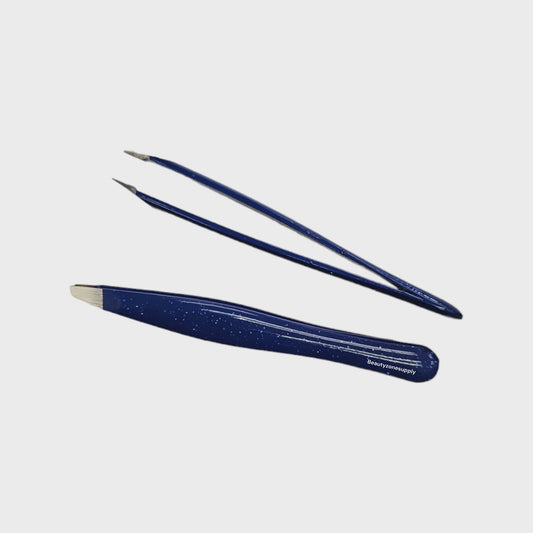 Simco Slant Pro-Tweezer Glitter Handle Blue
