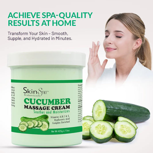 Skin Spa Cucumber Massage Cream 15 oz