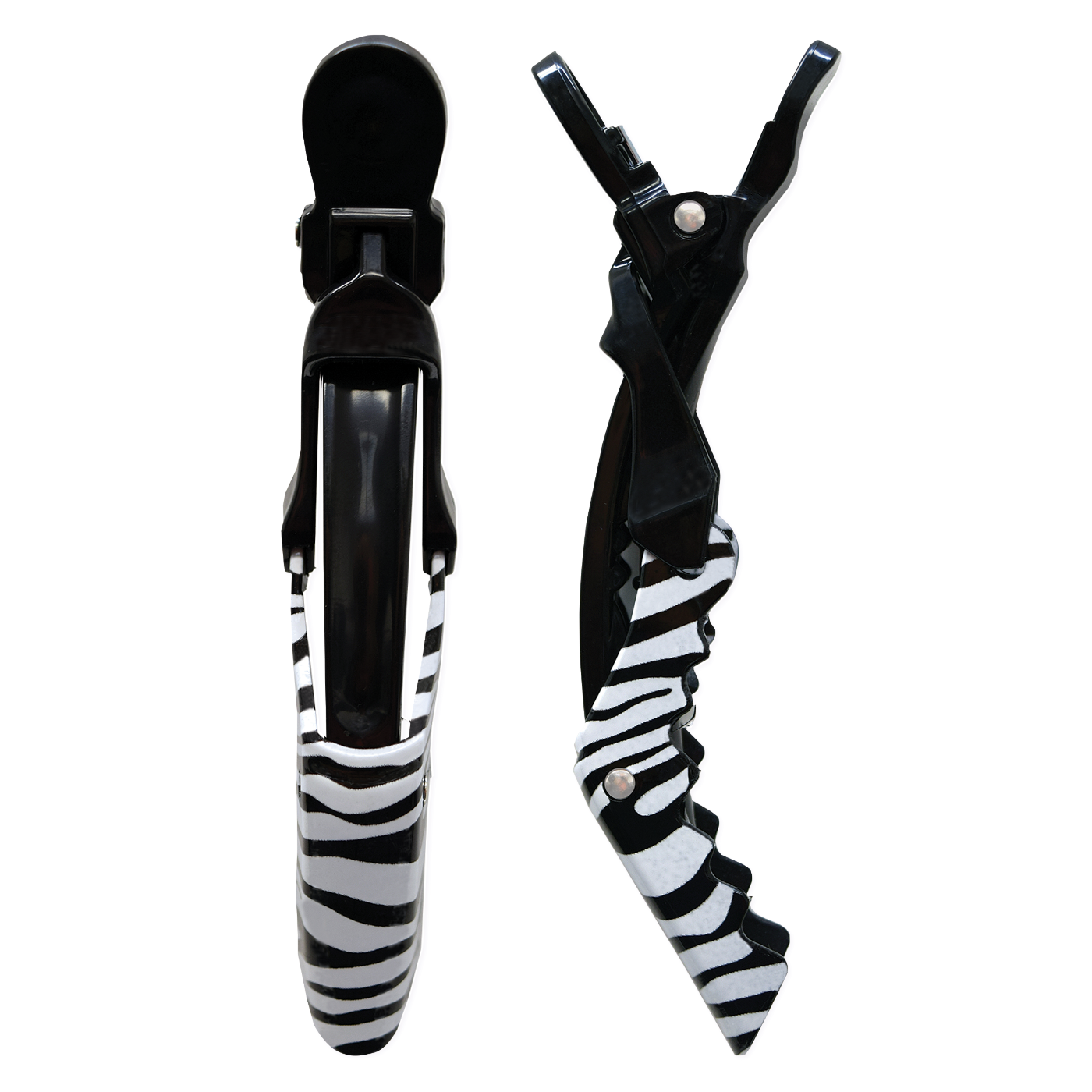 Soft 'n Style Super Grip Clips, Zebra - 4-1/2" SNS-211