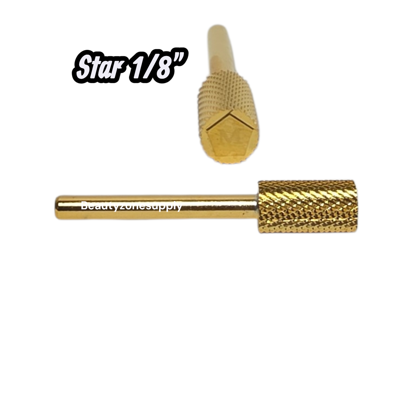 Star Bits Large Barrel Carbide Bit - Medium 1/8" Gold