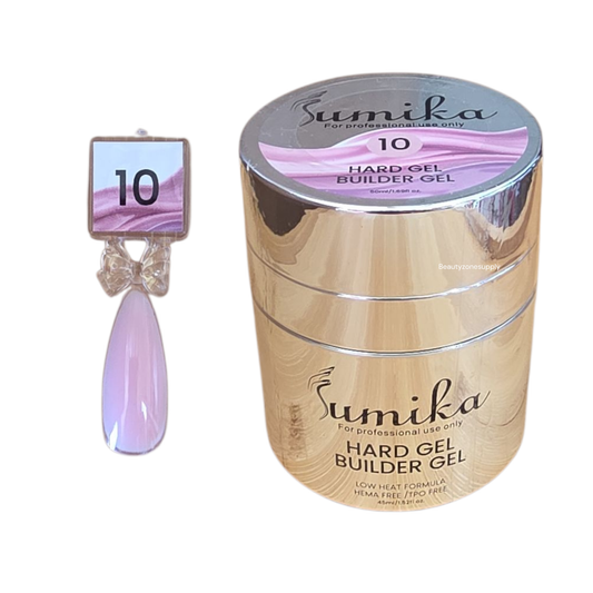 Sumika HEMA & TPO Free Builder Gel in Jar 50mL 1.69 oz Color 10