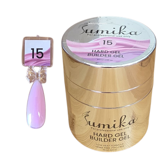 Sumika HEMA & TPO Free Builder Gel in Jar 50mL 1.69 oz Color 15