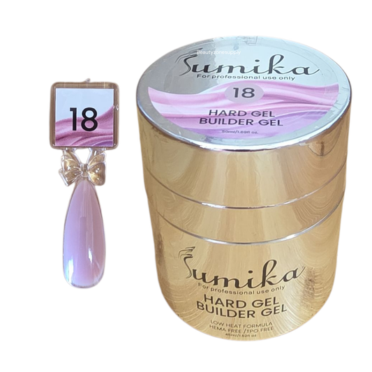 Sumika HEMA & TPO Free Builder Gel in Jar 50mL 1.69 oz Color 18