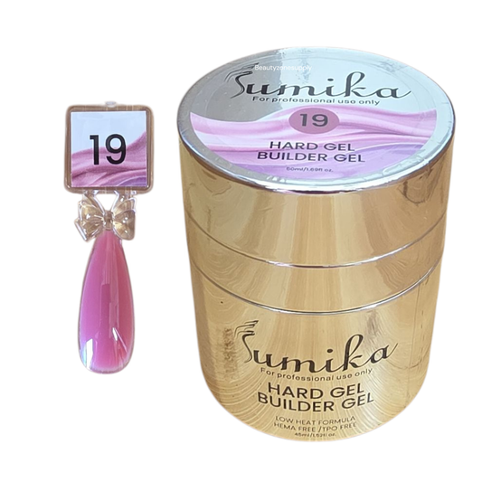 Sumika HEMA & TPO Free Builder Gel in Jar 50mL 1.69 oz Color 19