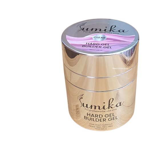 Sumika HEMA & TPO Free Builder Gel in Jar 50mL 1.69 oz Color Clear