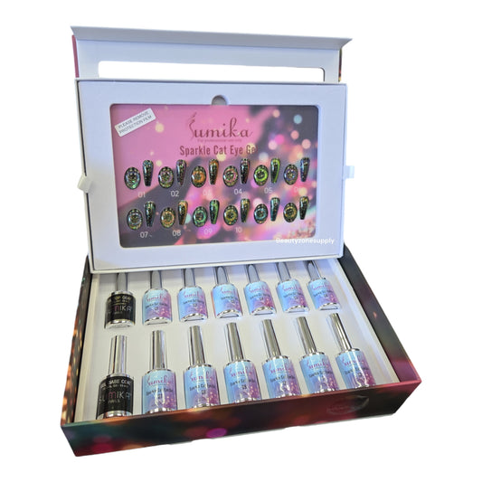 Sumika Gel Sparkle Cat Eye Gel Set 12 Color