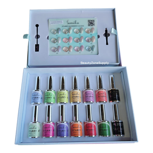 Sumika Gel Starry Glimmer Cat eye Gel Set 12 Color