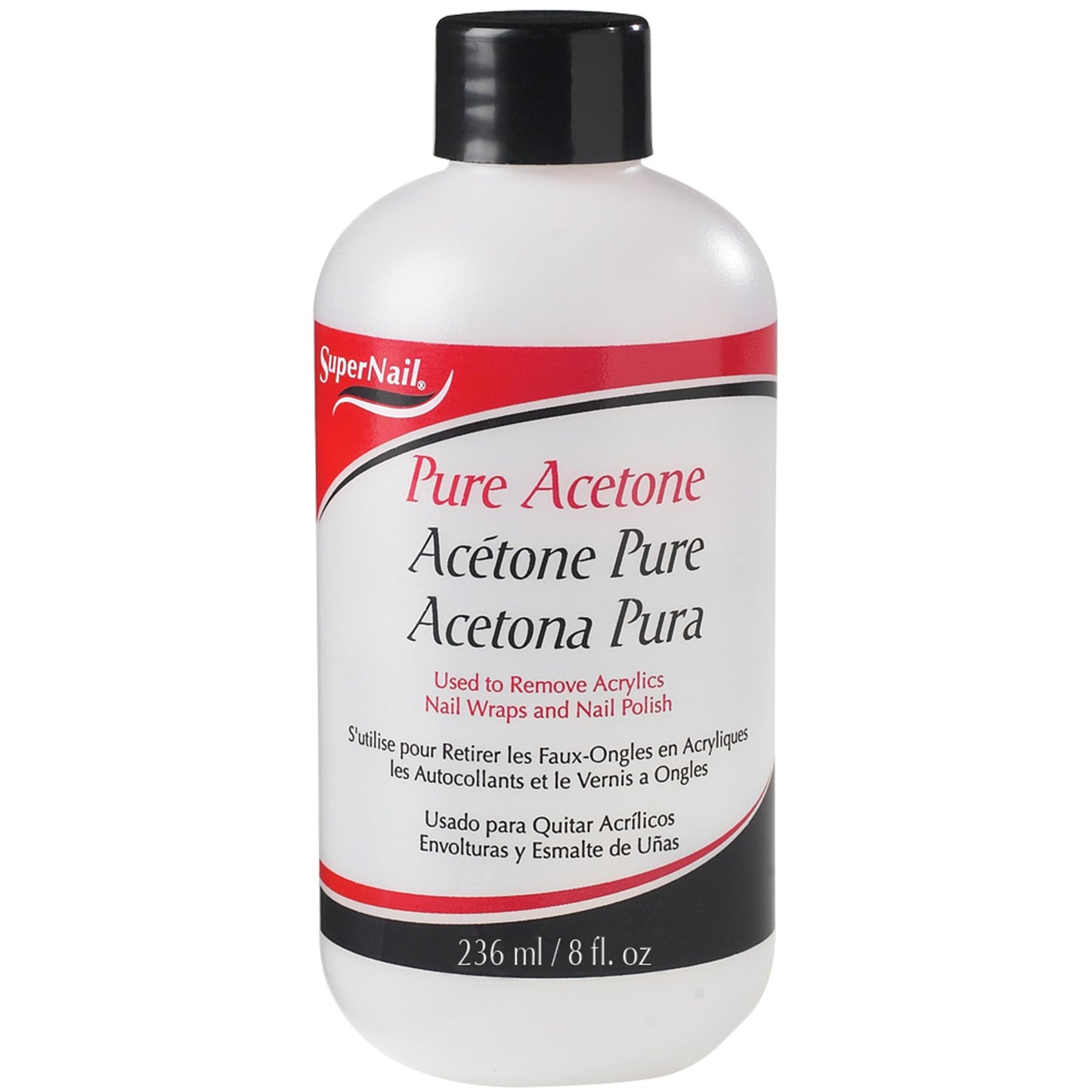 Super Nail Pure Acetone 8 fl oz #31740