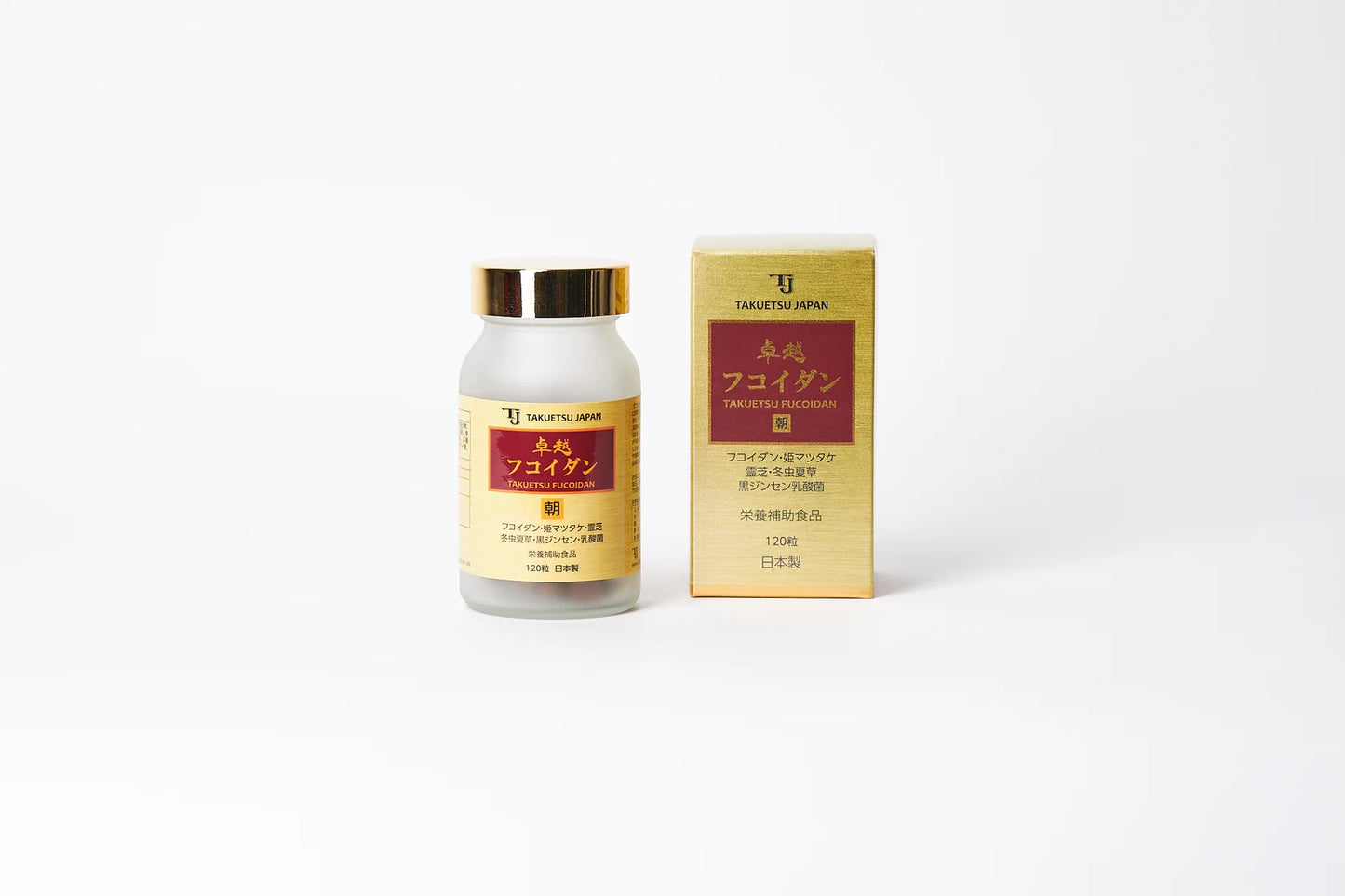 Takuetsu Japan Fucoidan “ASA(Morning) 120 Capsules Gold Box