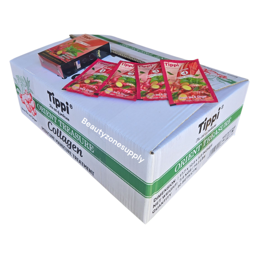 Tippi 4-in-1 Pedi Mani Kit – Orient Treasure Collagen (Case of 50 Boxes)