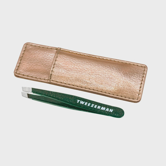 Tweezerman Enchanted Garden Mini Slant Tweezer with Case