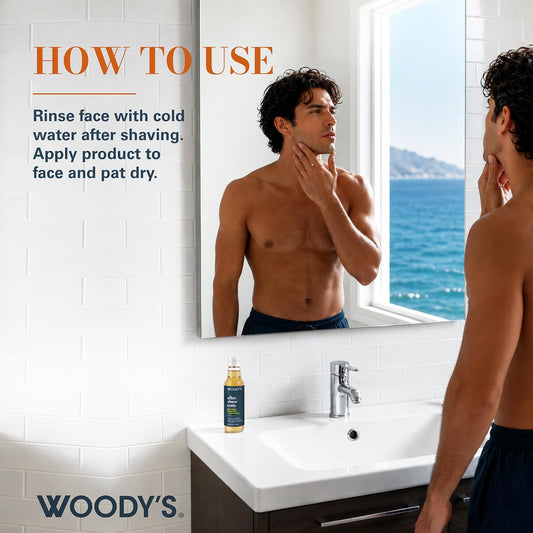 Woody's After Shave Tonic – Soothing Aftershave 6.3 oz