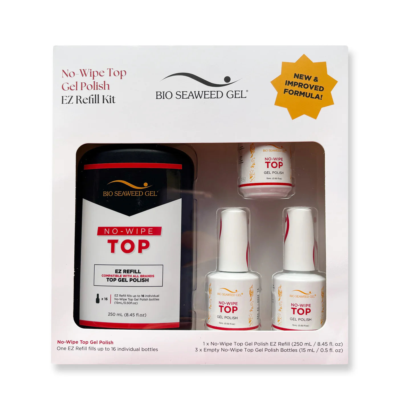 Bio Seaweed No Wipe Top Coat Refill 8.5 oz