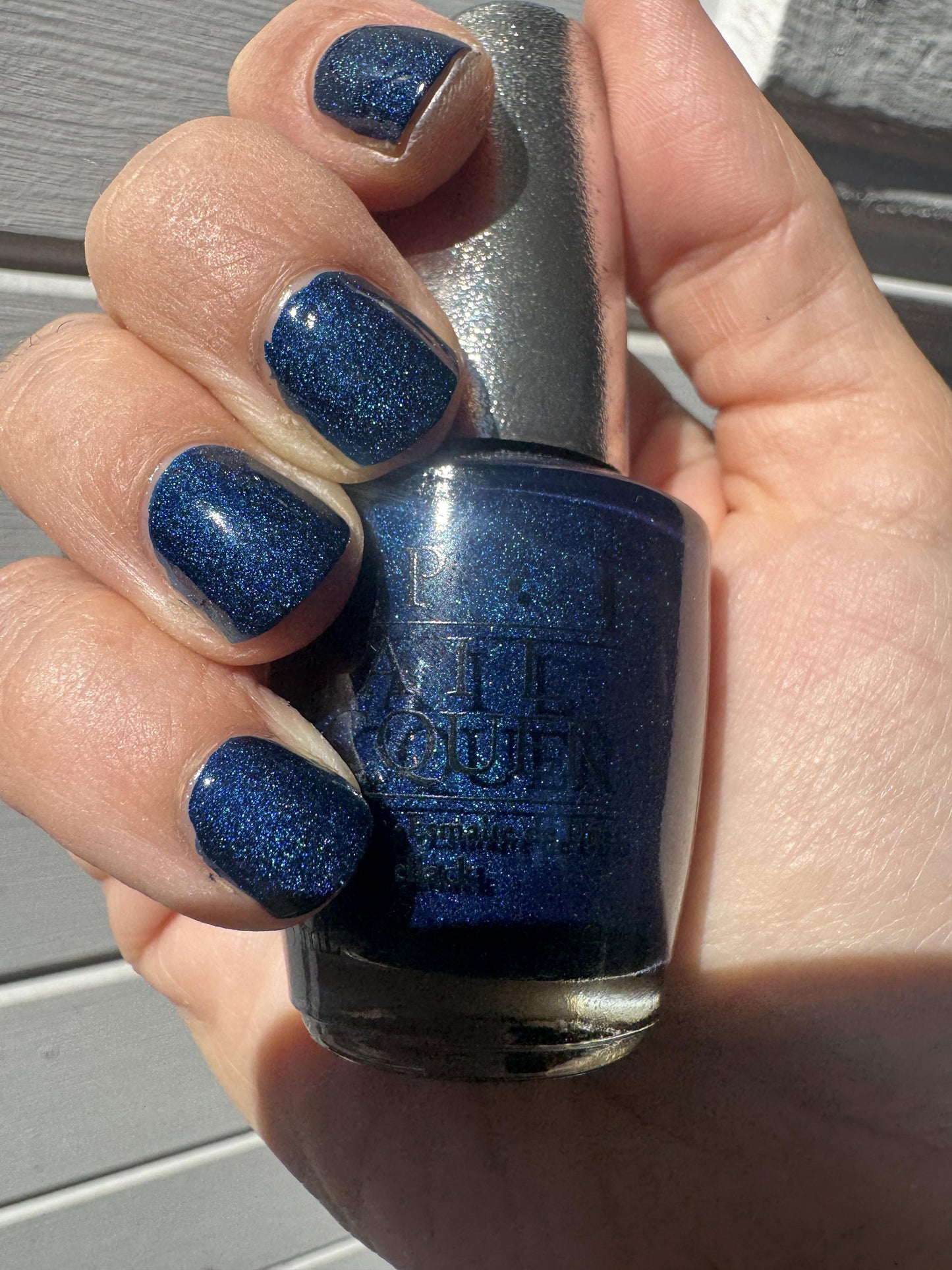 China Glaze Nail Lacquer Blue Island Ice Tea 0.5oz #676