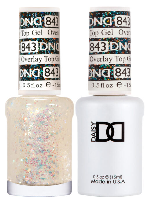 DND Duo Gel & Lacquer Overlay Top Gel #843