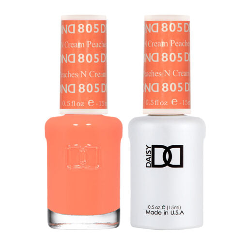 DND Duo Gel & Lacquer Peache n Cream #805