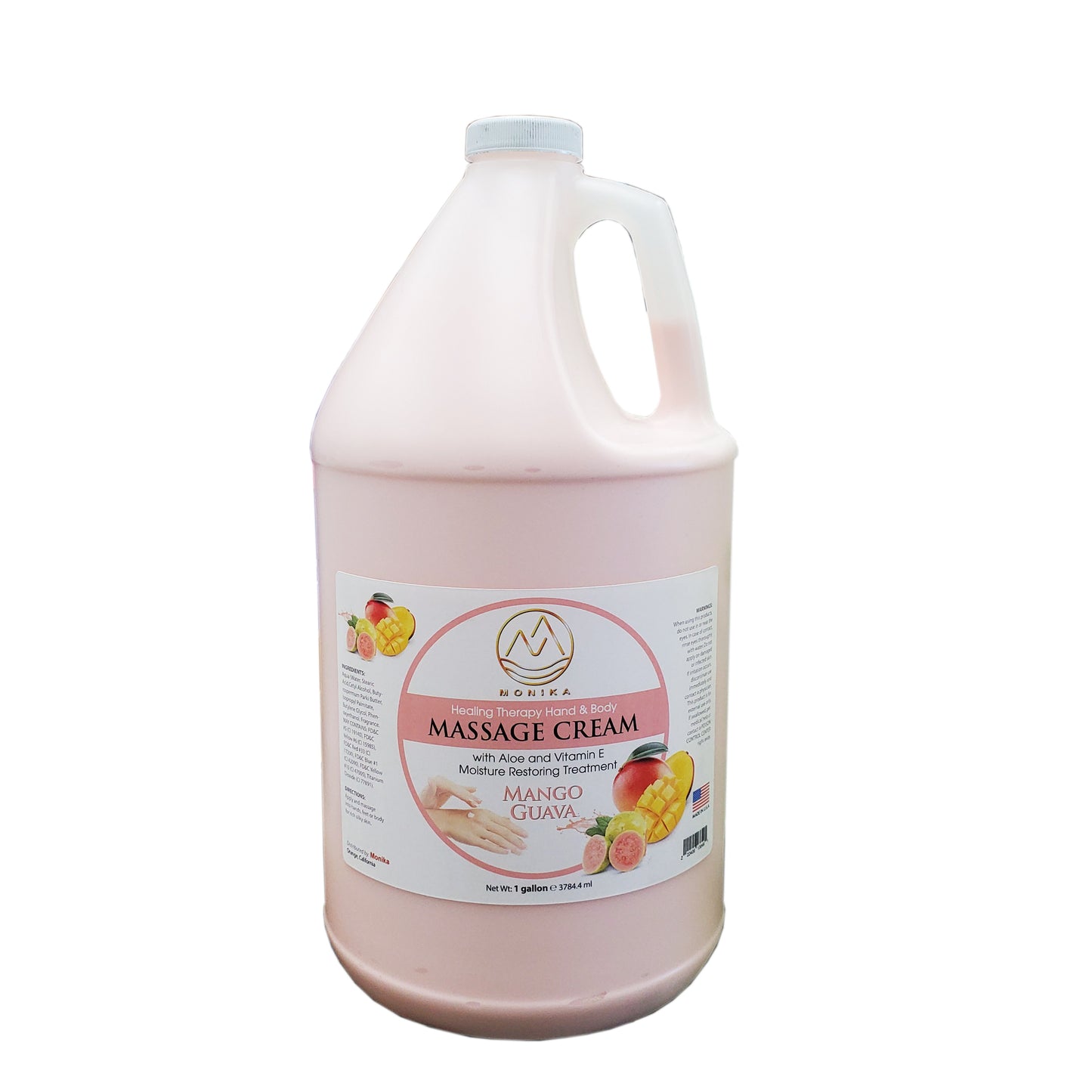 Monika Massage Lotion Mango Guava Case 4 Gallon
