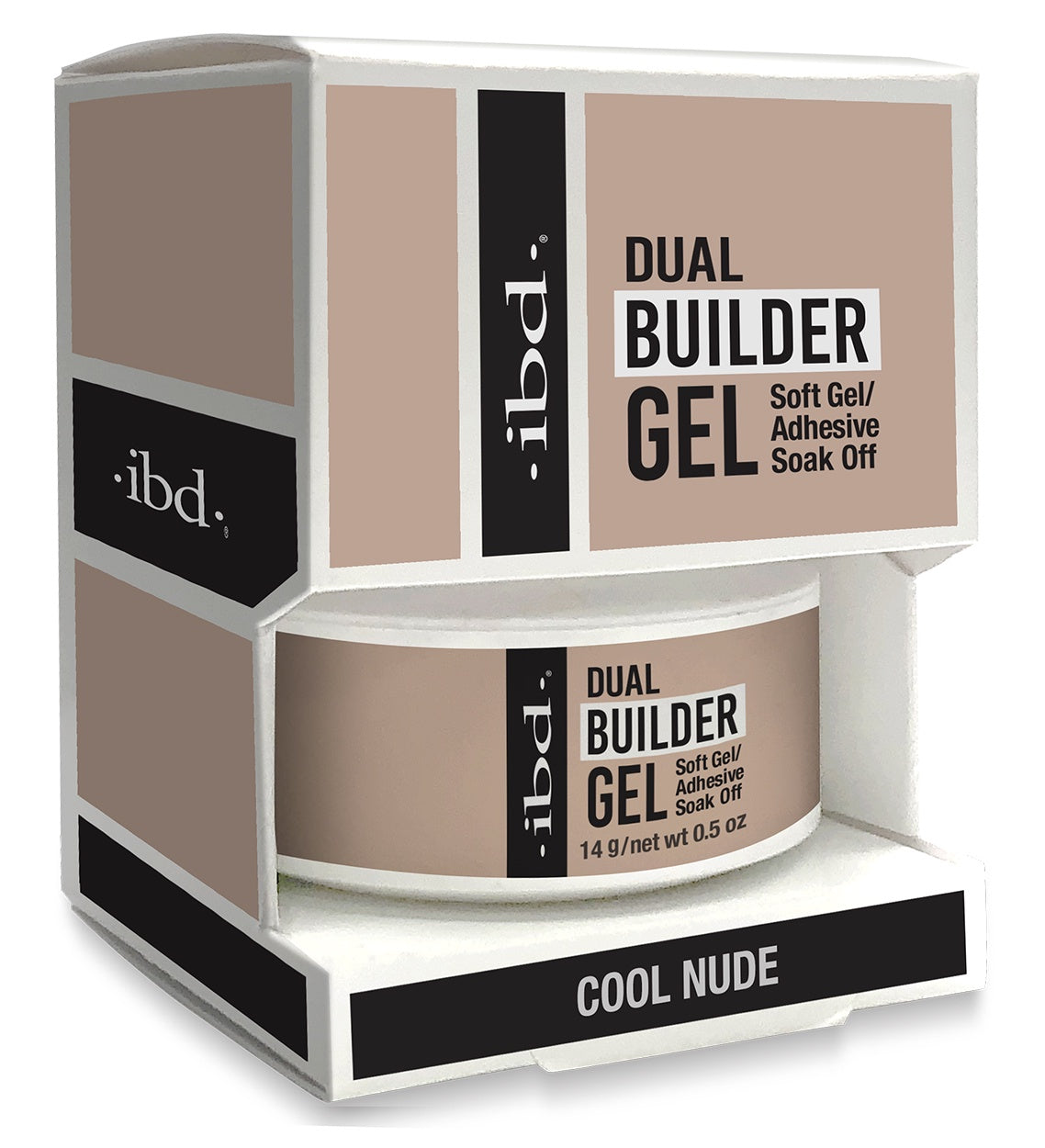 ibd Dual Builder Gel Cool Nude Jar 0.5 oz #36324
