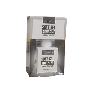 Ibd Clear Soft Gel Tips Adhesive 0.5 oz #36771