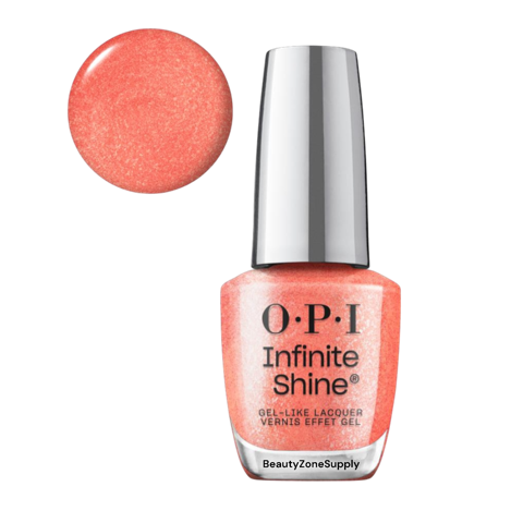OPI Infinite Shine Shock Em Orange ISL202 - BeautyzoneNailSupply