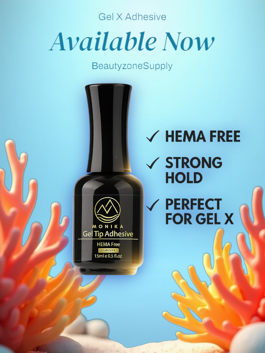 Monika Gel X Tip Adhesive Gel 15ml /0.5 oz Bottle