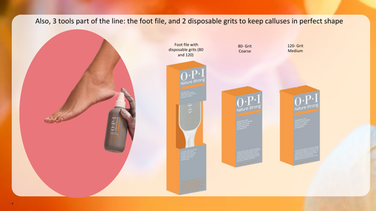 OPI Dual Sided Foot File with Disposable Grit #NSSC014