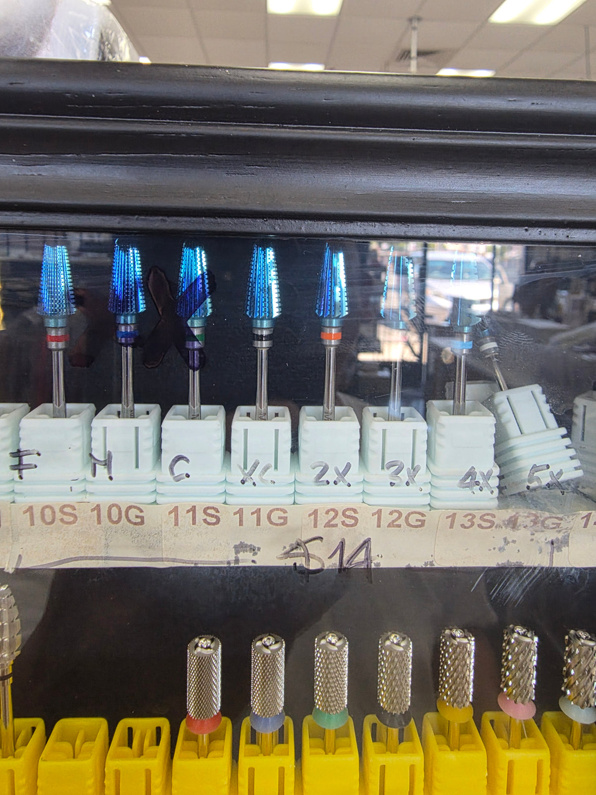 Monika Nail Drill Bits Tornado Blue Carbide 3/32