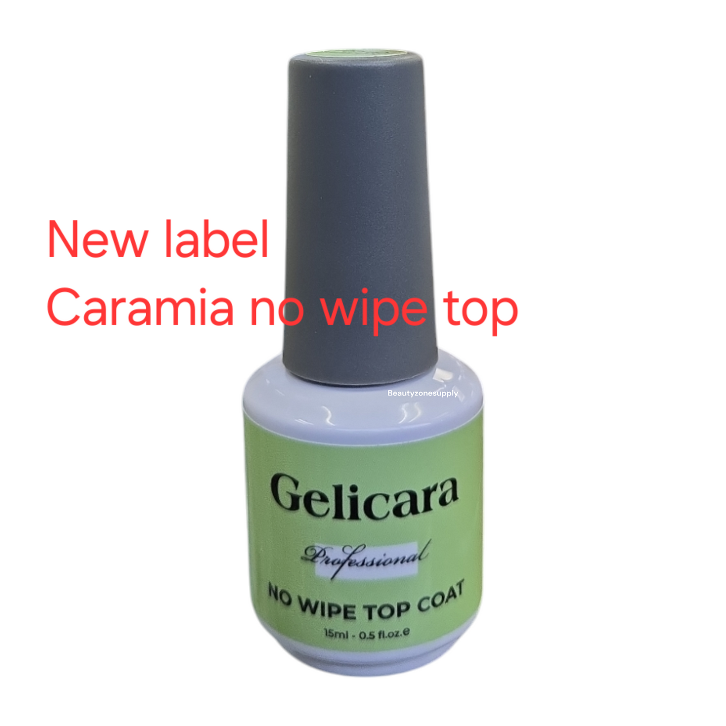 Caramia Soak-off gel Top Coat no wipe 0.5 oz Deals 25 bottle