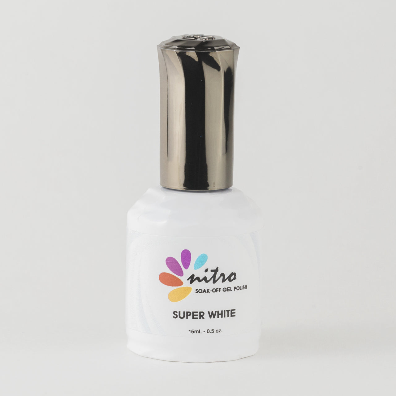 Nitro Gel polish Super White 0.5 oz