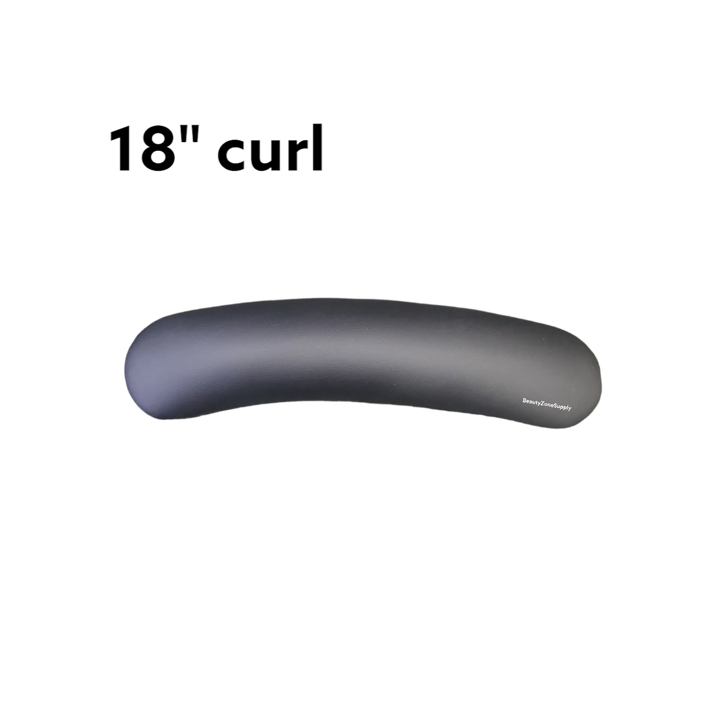 Table arm rest style D 18" Black Curl