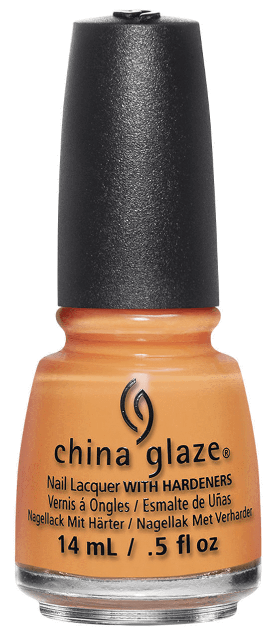 China Glaze Lacquer None Of Your Risky Business (Neon Orange Creme) 0.5 oz #83546-Beauty Zone Nail Supply