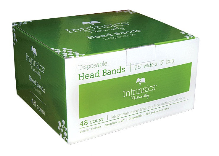 Intrinsics Naturally Head Bands Disposable 2.5x15" -Case 10 packs-Beauty Zone Nail Supply