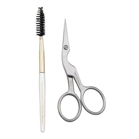 Tweezerman Stainless Brow Scissors Brush #2914-r
