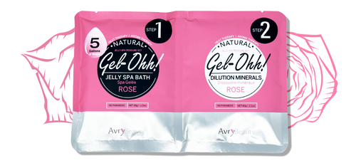 Avrybeauty Jelly Spa Pedi Bath - Rose BOX 30 SET