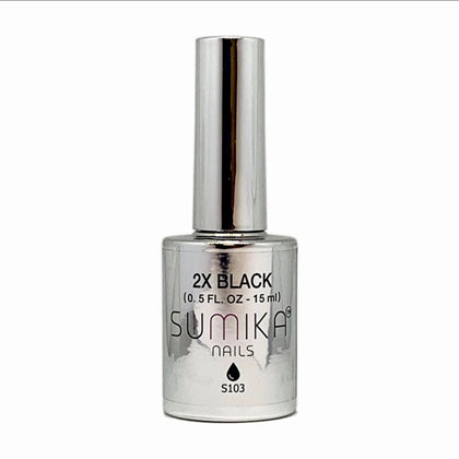 Sumika Gel Color 2X Black 15 mL / 0.5 oz
