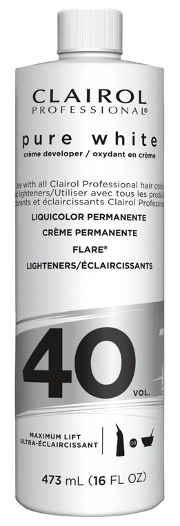 Clairol Professional Creme Developer Pure White Vol 40 16 oz