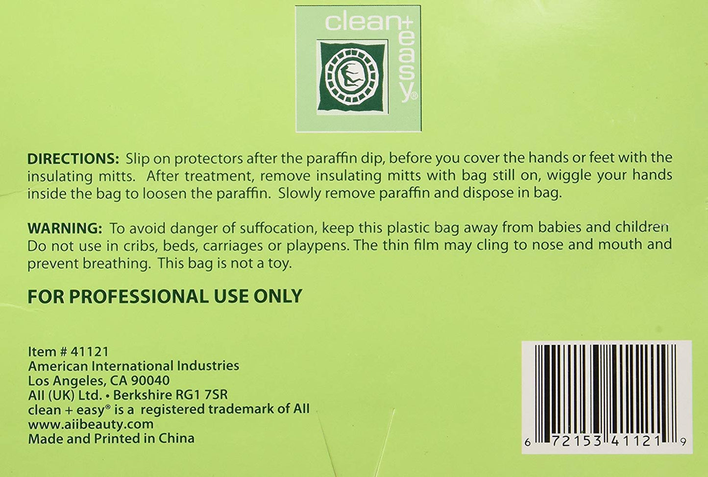 Clean & Easy Hands and Feet Protectors (100 count) #41121-Beauty Zone Nail Supply