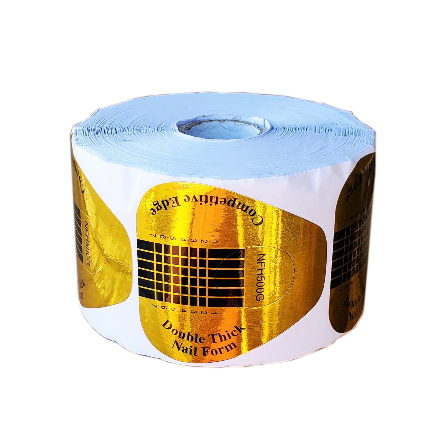 Disposable nail forms Gold NFH-500G-Beauty Zone Nail Supply