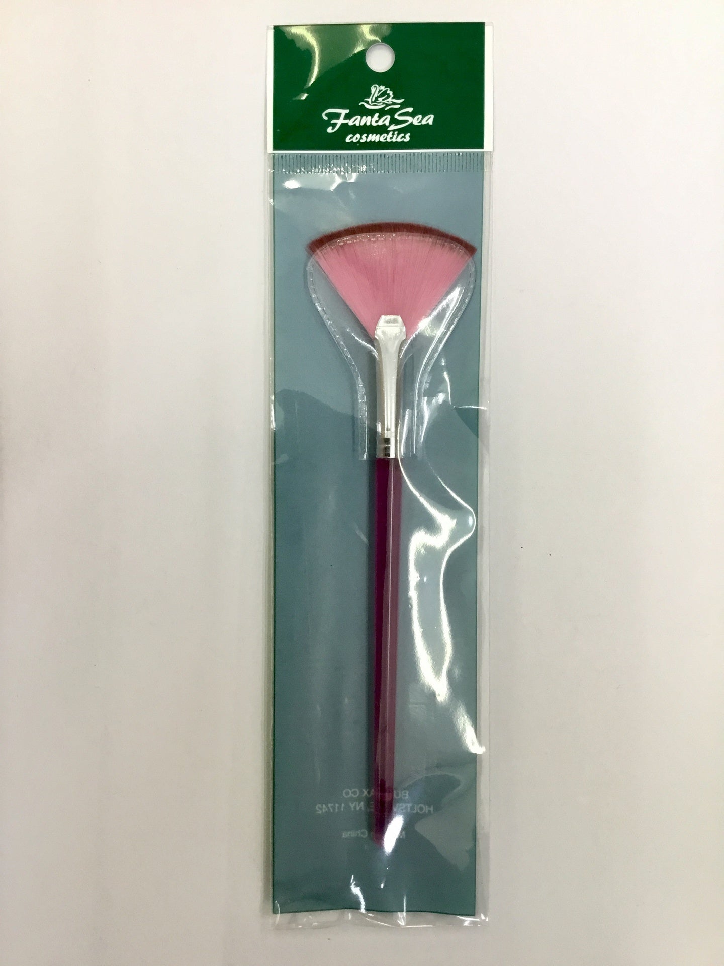 TWO TONE TRANSLUCENT FAN BRUSH FSC284-Beauty Zone Nail Supply